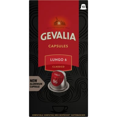 Gevalia Lungo 6 Classico kahvikapselit 4051002