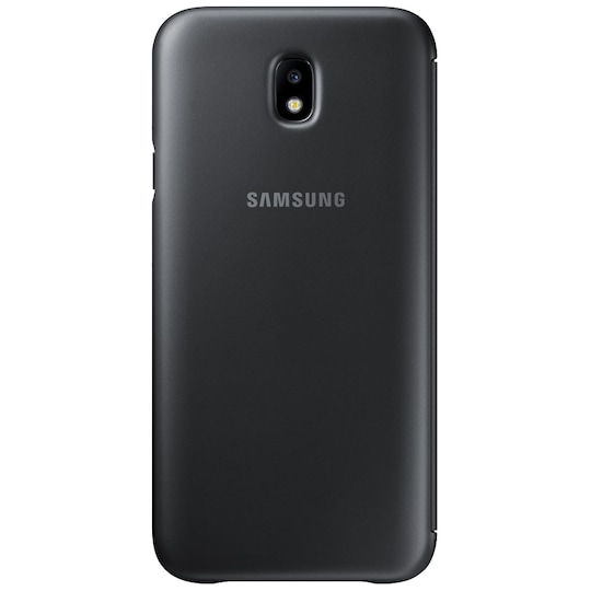 Samsung Galaxy J7 (2017) lompakkokotelo (musta)