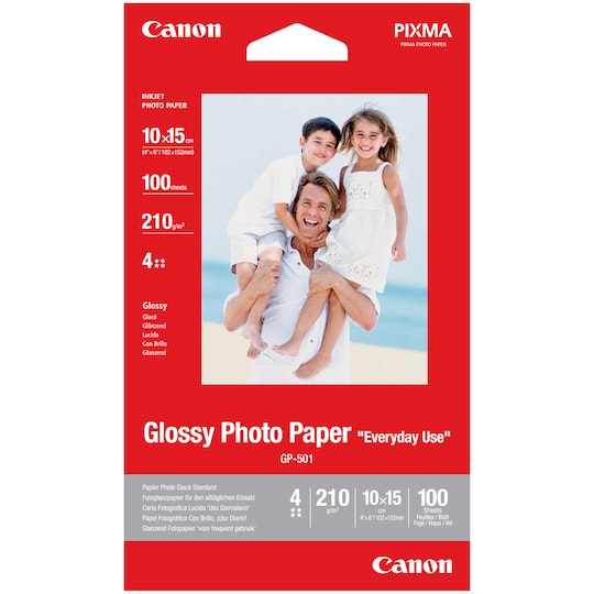 Canon GP-501 kiiltävä valokuvapaperi 10x15 cm (100 kpl)