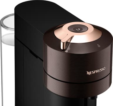 NESPRESSO® Vertuo Next kapselikeitin, DeLonghi ENV120 (musta/ruskea)