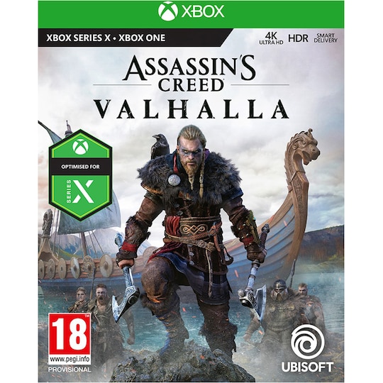 Assassins Creed Valhalla (XOne) sis. Xbox Series X-version