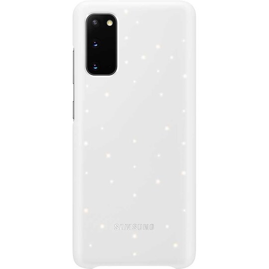 Samsung Galaxy S20 LED suojakuori (valkoinen)