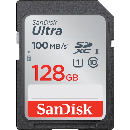 SanDisk Ultra SDHC/SDXC 128GB muistikortti
