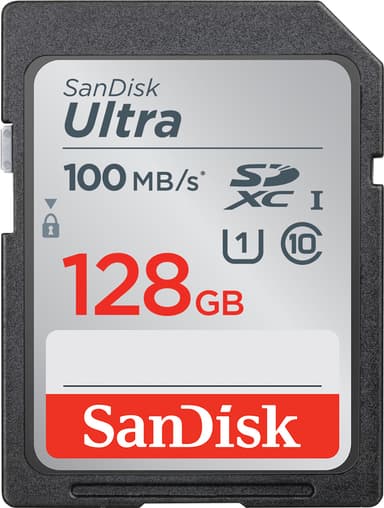 SanDisk Ultra SDHC/SDXC 128GB muistikortti