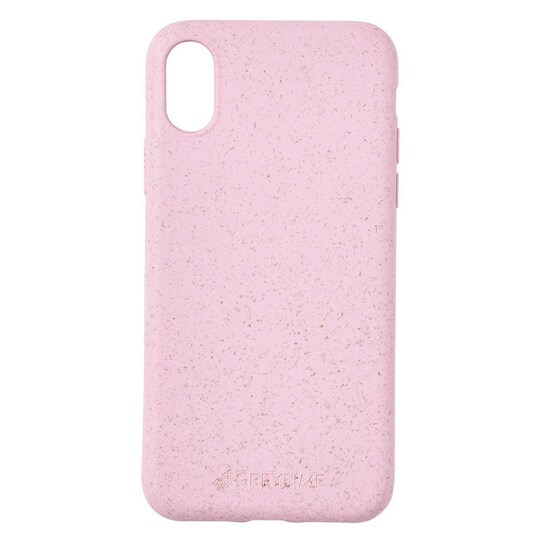 GreyLime iPhone X/XS biologisesti hajoava suojakuori - vaaleanpunainen