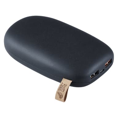 GreyLime Power Stone ll 10400 mAh powerbank USB-C & USB-A, Musta