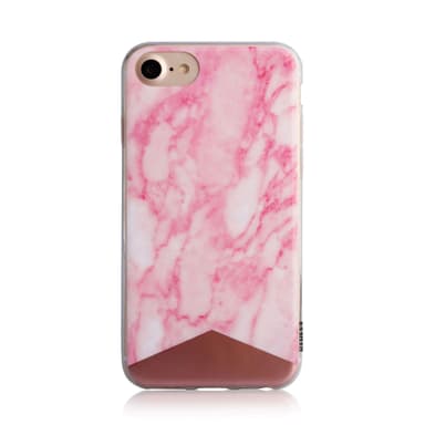 Painettu Vaaleanpunainen Marble iPhone 8 Plus / 7 Plus kuori