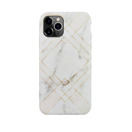 Ympäristöystävällinen painettu iPhone 11 Max Kotelo - White Marble