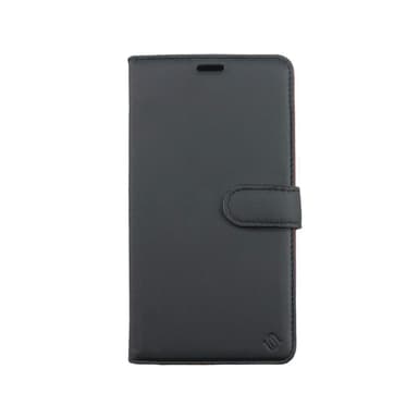 Ympäristöystävällinen Aitoa nahkaa  Samsung Galaxy Note 10+  lompakkokotelo 2 in 1 -Black/Red