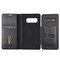 Aitoa nahkaa  Samsung Galaxy S10+ lompakkokotelo 2 in 1 -Black