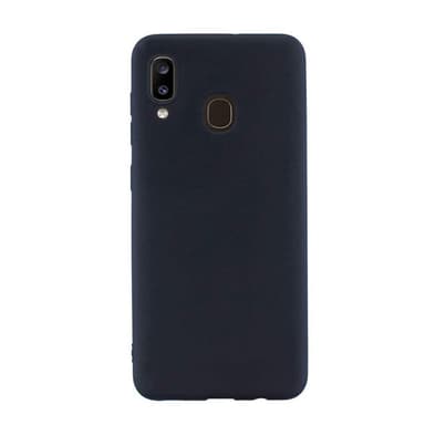 Samsung Galaxy A20 Nestemäinen silikoni Kotelo- Black