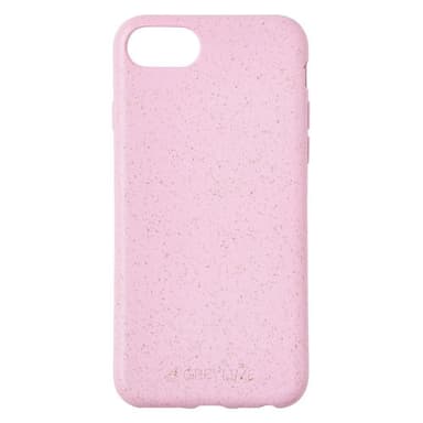GreyLime iPhone 6/7/8/SE biologisesti hajoava suojakuori - vaaleanpunainen