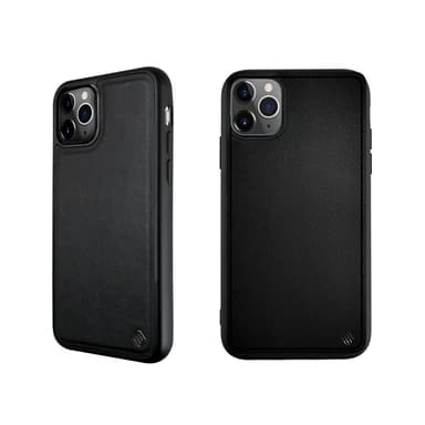 Ympäristöystävällinen Aitoa nahkaa iPhone 11 Pro Kotelo - Black