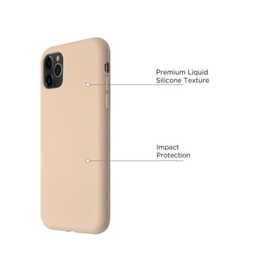 iPhone 11 Pro Max Nestemäinen silikoni Kotelo- Pink