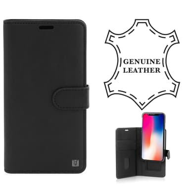 iPhone X Aito Nahka liukusäädin Folio Lompakko