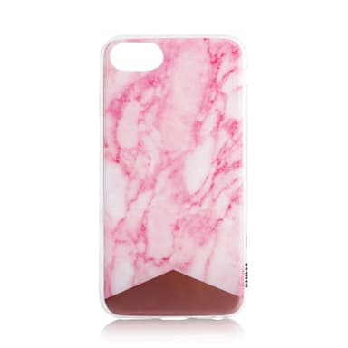 Painettu Vaaleanpunainen Marble iPhone 8 Plus / 7 Plus kuori