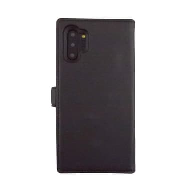 Ympäristöystävällinen Aitoa nahkaa  Samsung Galaxy Note 10+  lompakkokotelo 2 in 1 -Black/Red