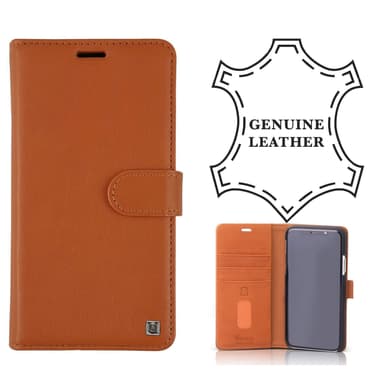 iPhone X Aito Nahka Classic SRusketusd Folio taka kuori Rusketus