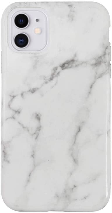 Ympäristöystävällinen painettu iPhone 11 Kotelo - White Marble