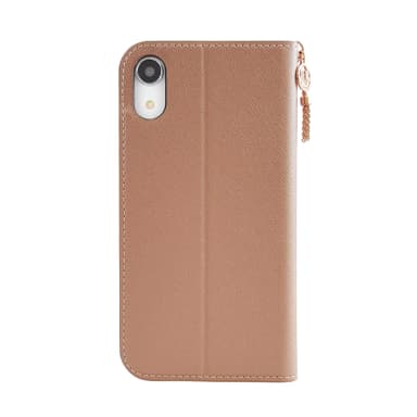 Tyylikäs Folio Vaaleanpunainen iPhone XR kuori