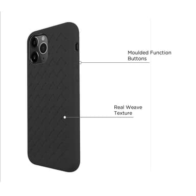 iPhone 11 Pro Kuvioitu kutomakuvio - Black