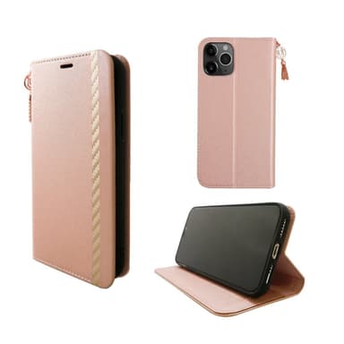 iPhone 11 Pro Tyylikäs Folio-kotelo - Pink