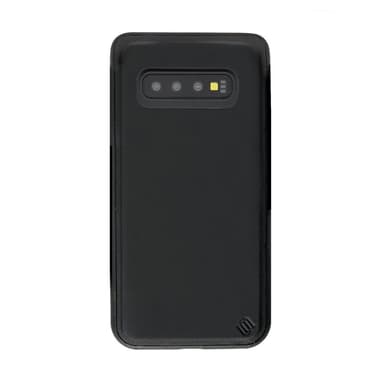 Ympäristöystävällinen Aitoa nahkaa  Samsung Galaxy S10 lompakkokotelo 2 in 1 -Black/Red