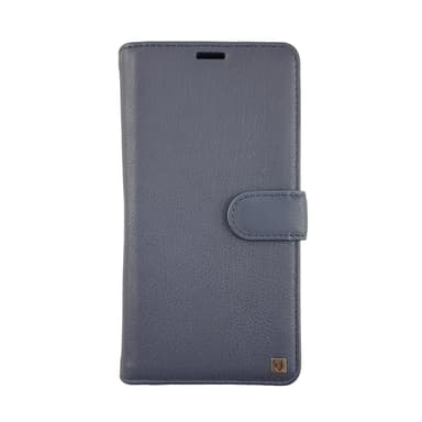 iPhone XR Aito Nahka Classic Folio Lompakko 2 in 1 taka kuori Sininen/Punainen