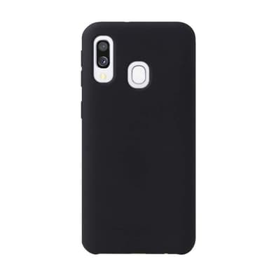Samsung Galaxy A40 Nestemäinen silikoni Kotelo- Black