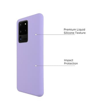 Samsung Galaxy S20 Ultra Nestemäinen silikoni Kotelo- Black