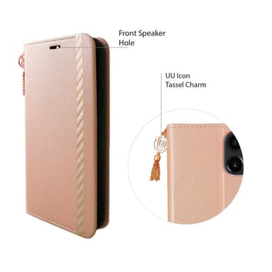 iPhone 11 Pro Tyylikäs Folio-kotelo - Pink