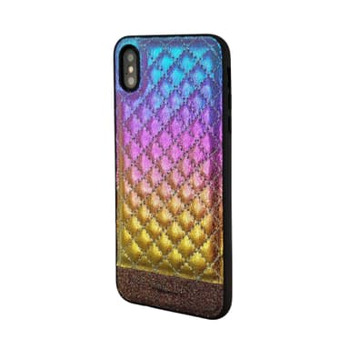 Vaaleanpunainen Metallinen iPhone Xs Max kuori