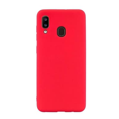 Samsung Galaxy A20 Nestemäinen silikoni Kotelo- Black