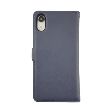 iPhone XR Aito Nahka Classic Folio Lompakko 2 in 1 taka kuori Sininen/Punainen