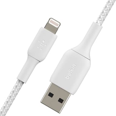 Belkin BOOST CHARGE Lightning - USB-A kaapeli 2m (valkoinen)