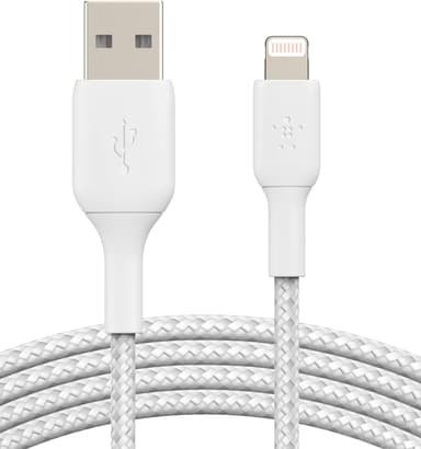 Belkin BOOST CHARGE Lightning - USB-A kaapeli 2m (valkoinen)