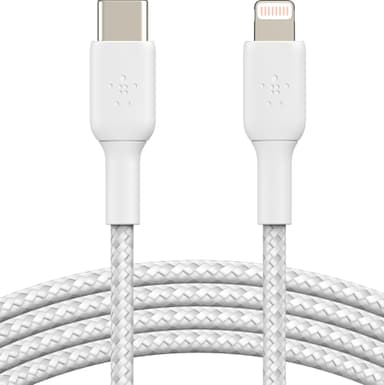 Belkin BOOST↑CHARGE USB-C - Lightning kaapeli 2m (valkoinen)