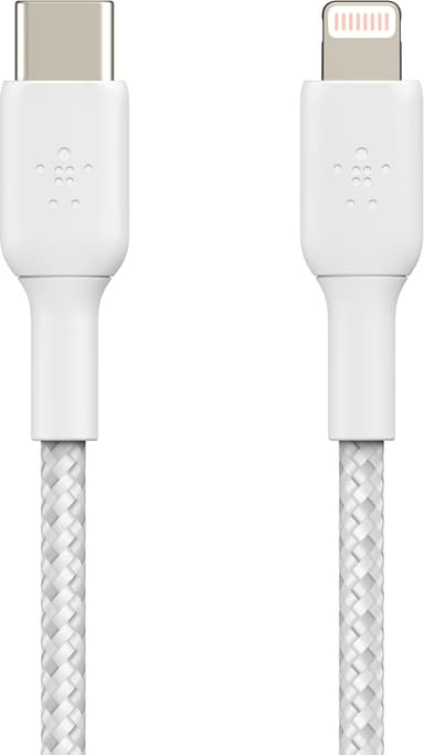 Belkin BOOST↑CHARGE USB-C - Lightning kaapeli 2m (valkoinen)