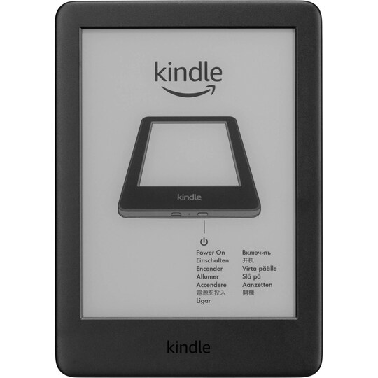 Amazon Kindle 6" (2019) e-kirjan lukulaite (musta)
