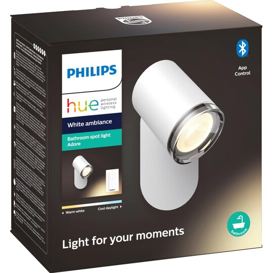 Philips Hue Adore spottivalo 3417831P6 (valkoinen)