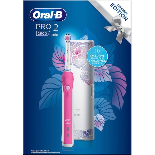 Oral-B Pro 2 2500 sähköhammasharja lahjapakkaus 319313 (pinkki)