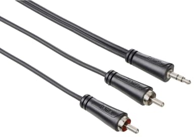 Hama äänikaapeli 3.5 mm - 2 x RCA (5 m)