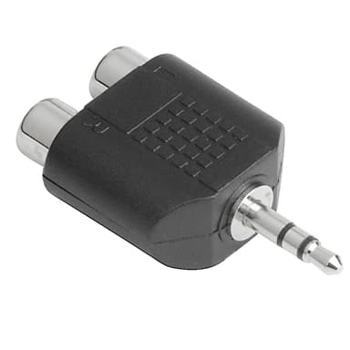 Hama ääniadapteri (2 x RCA - 3.5 mm)