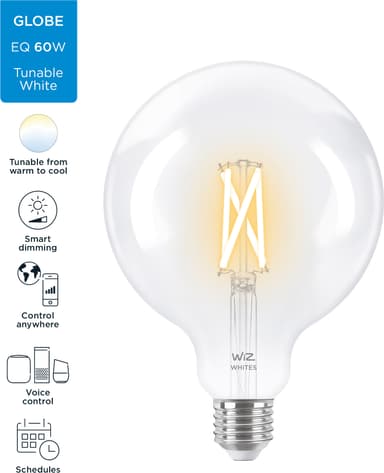 Wiz Light Globe LED lamppu 7W E27 871869978671700