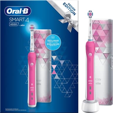 Oral-B Smart 4 4500 sähköhammasharja lahjapakkaus SMART4500 (pinkki)
