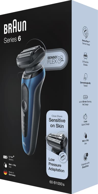 Braun Series 6 parranajokone BRA60B1000S