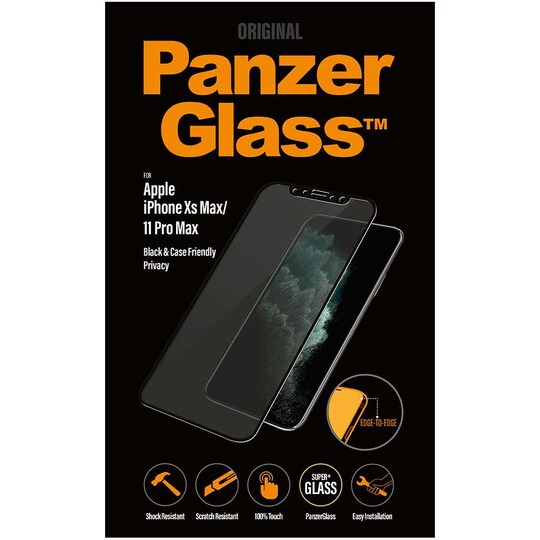 PanzerGlass Privacy yksityisyyssuoja iPhone Xs Max/11 Pro Max