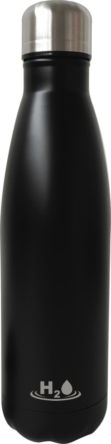 Puro H2O Double Wall 500 ml pullo (musta)