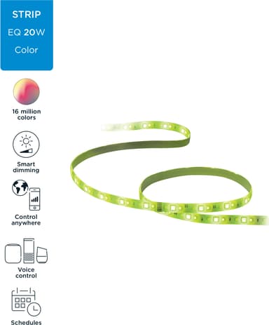 WiZ LED valonauha aloituspakkaus 871869978816200 (2 m)