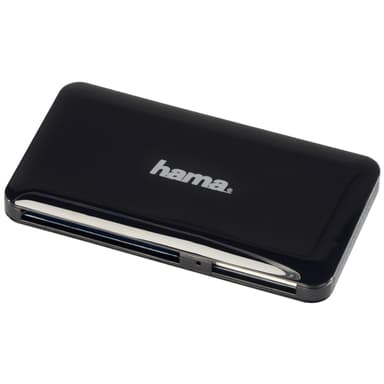 Hama Slim USB 3.0 muistikortinlukija (musta)